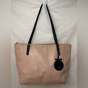 Kate Spade Blush and Black Tote Bag